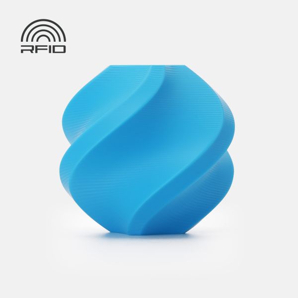 PLA Tough+ Cyan (12601) Блакитний ПЛА міцний філамент Bambu Lab, пластик для 3д друку