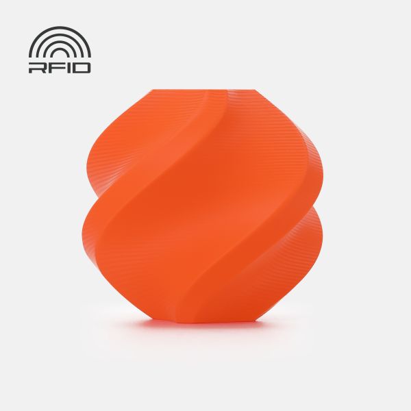 PLA Tough+ Orange (12301) Помаранчевий ПЛА міцний філамент Bambu Lab, пластик для 3д друку