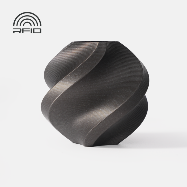 PLA Metal Iron Gray Metallic (13100) темносірий металік ПЛА філамент Bambu Lab пластик для 3д друку