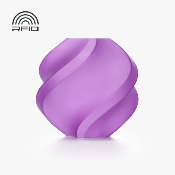 PLA Translucent Purple (13710) - прозорий фіолетовий ПЛА філамент Bambu Lab пластик для 3д друку
