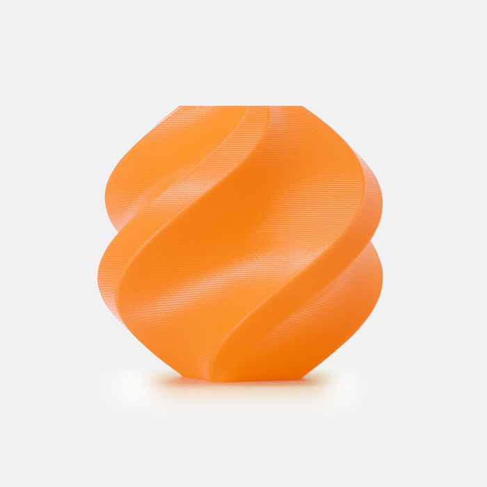 TPU 85A Neon Orange (51305) ТПУ найм'якіший резиноподібний філамент Bambu Lab